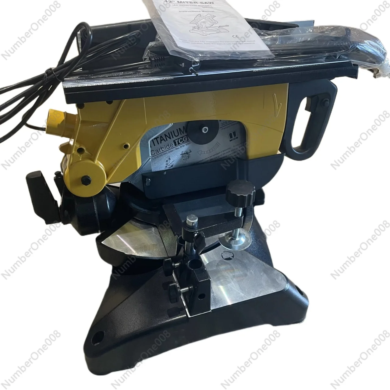 

Wireless Brushless Miter Saw, Portable Adjustable Cutting Saw for Wood and Carpentry