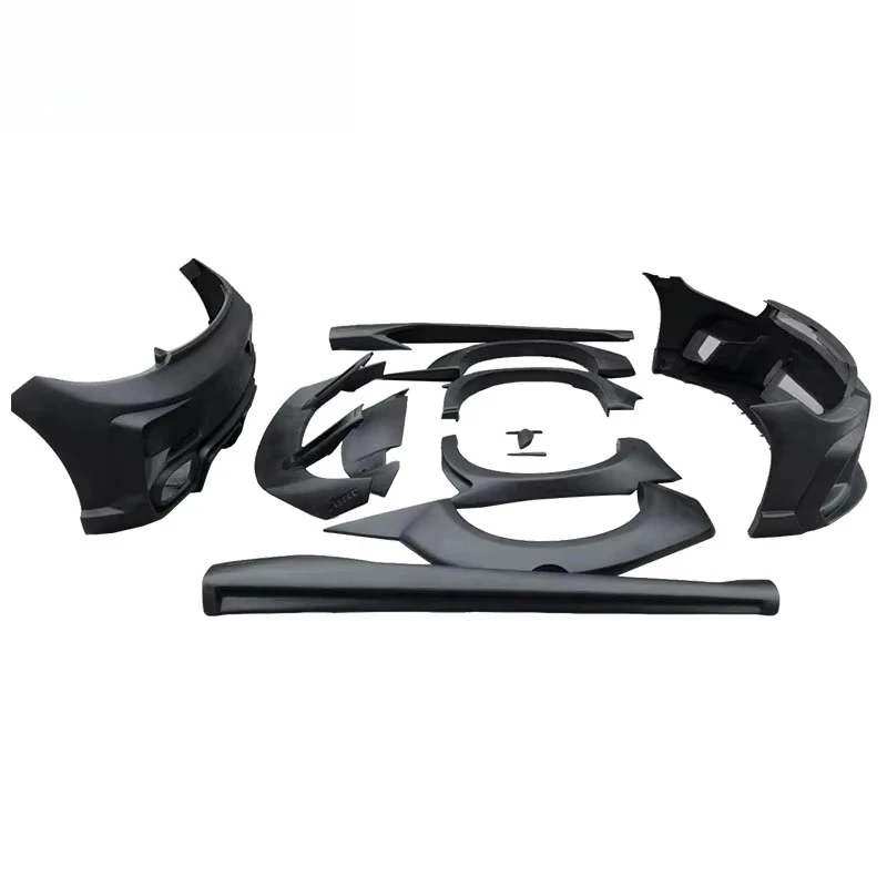 For 2008-2014 Aspec Style Black FRP Fiberglass Body Kit for Track & Show