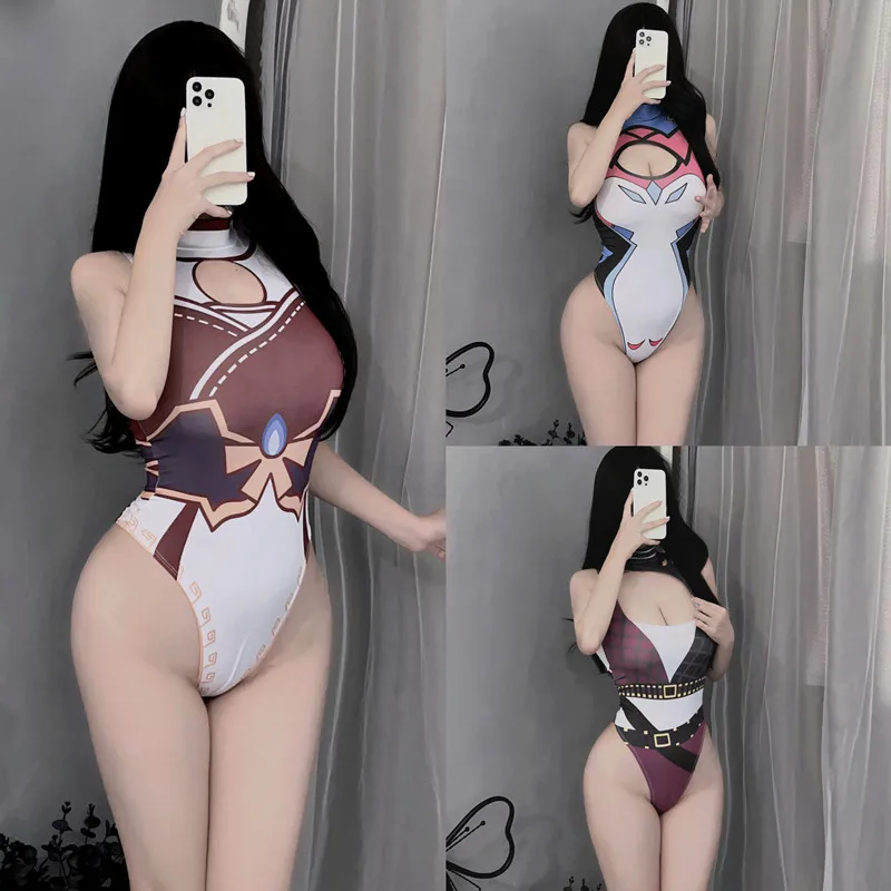 

Anime Games Cosplay Sexy​ ​Lingerie Women Body Adult Costumes Bodysuit Japanese Style Underwear Swimsuit Suimwear Bathing Suit