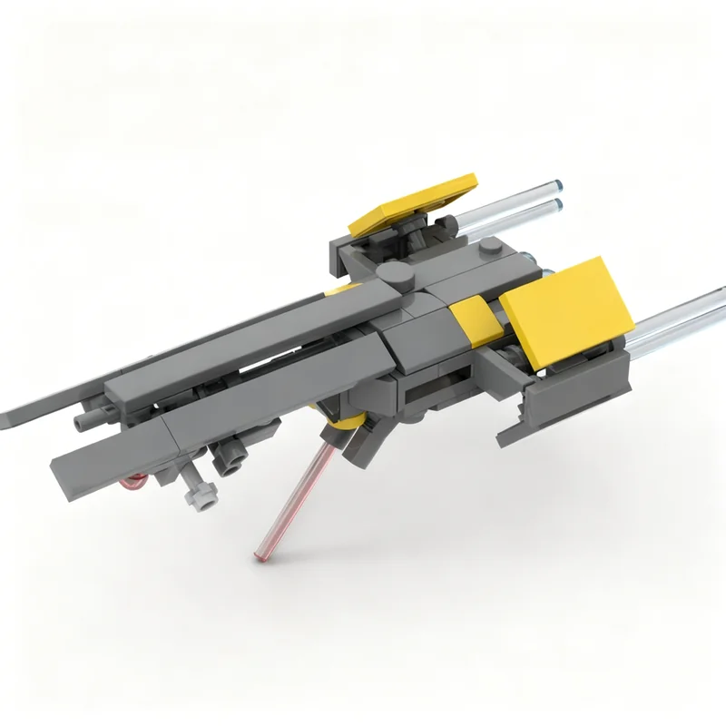 116pcs MOC Helldivers 2 Super Destroyer Mini Scale Space Model Building Blocks Construction Christmas Gift Toy Idea Education