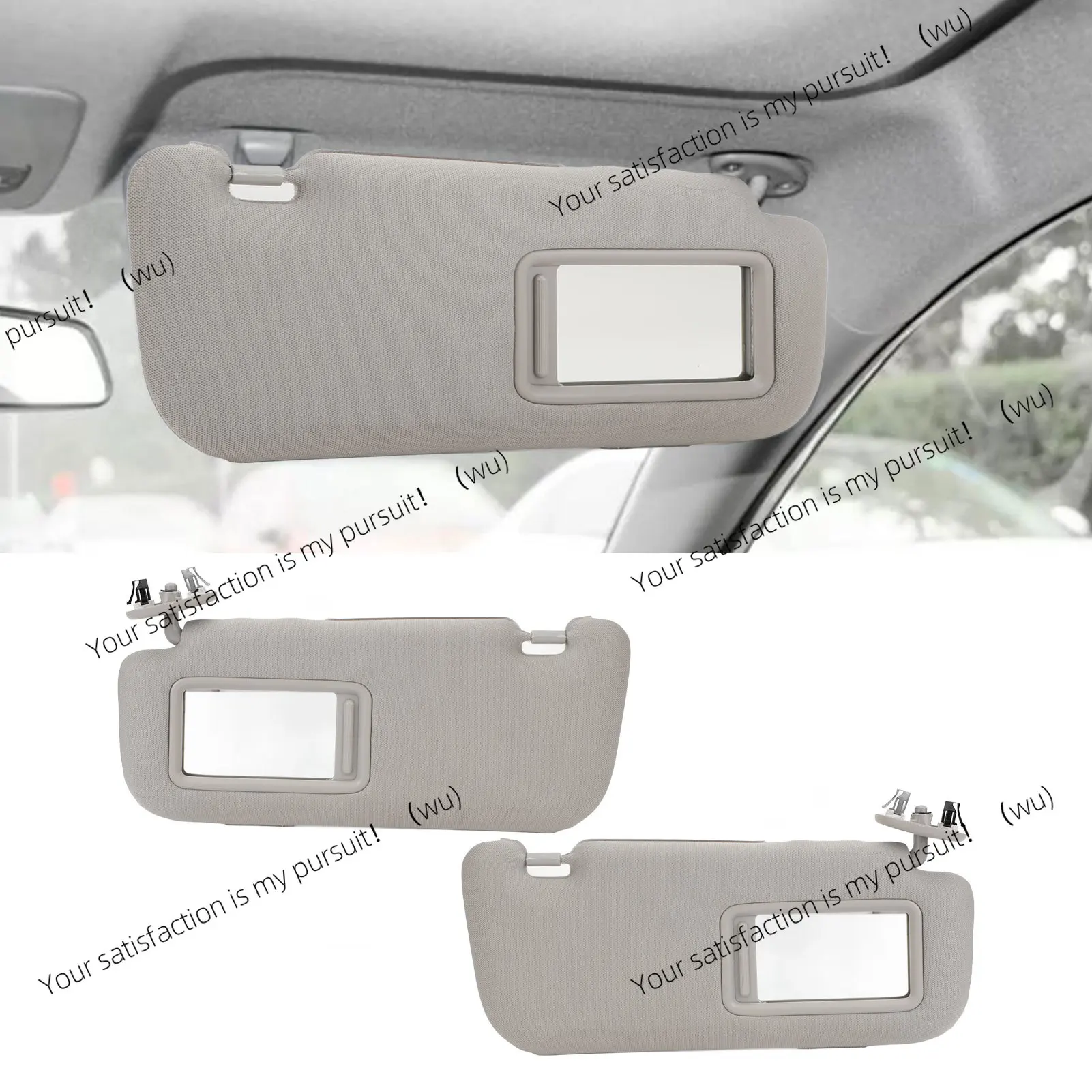 

Автомобильный солнцезащитный козырек, тканевый солнцезащитный козырек с защитой от ультрафиолета, модное зеркало, подходит для Toyota Corolla 2007–2013 гг.