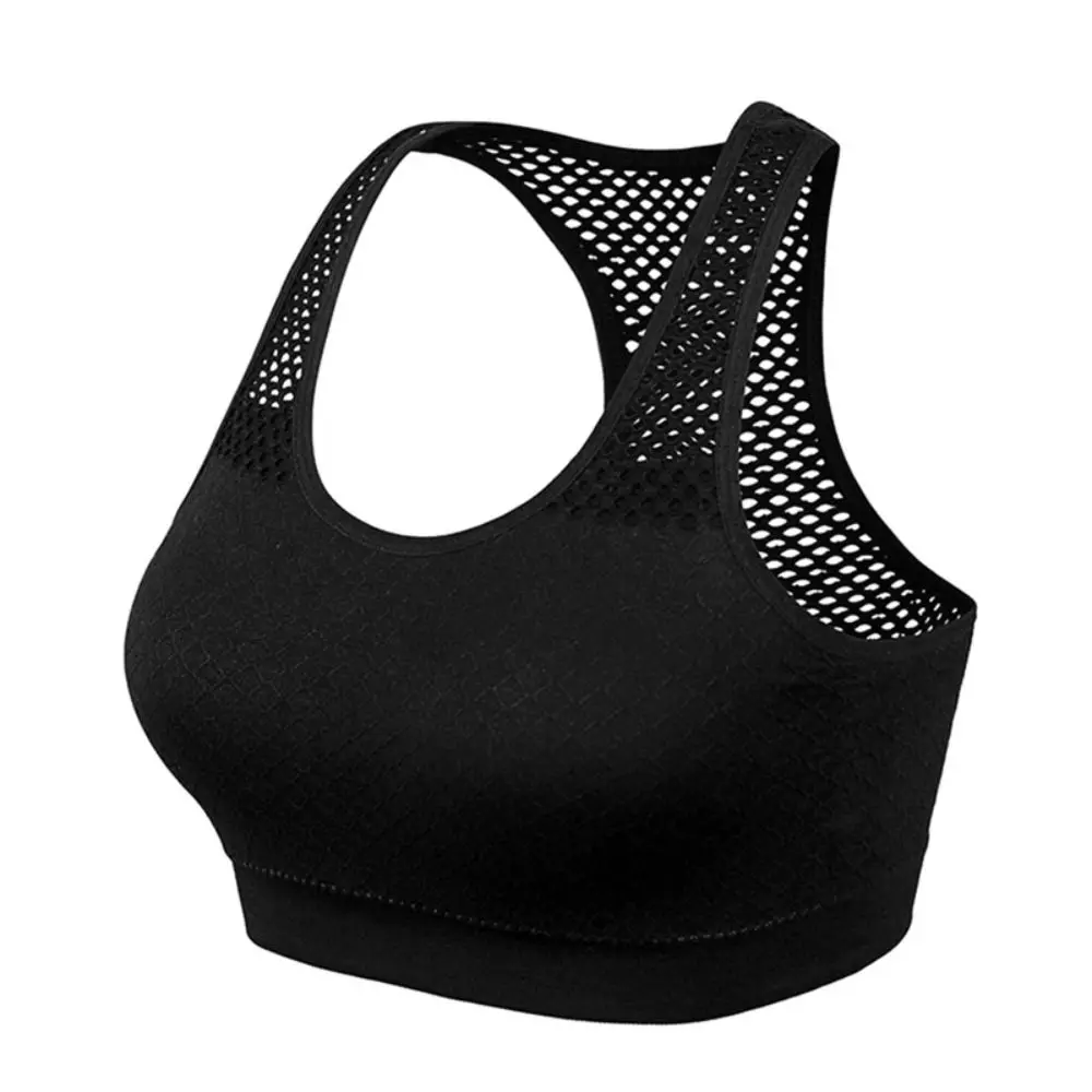 Female High Shockproof Women Active Bra Breathable Hollow Out Yoga Bra Comfortable Quick-drying Sports Bra Running