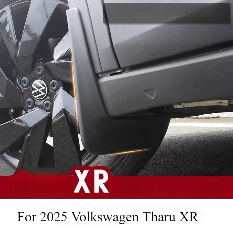 

For 2025 Volkswagen Tharu XR Front & Rear 4-Piece Mud Flaps Splash Guards - Flexible PVC Mudflaps, Fender Protection Against Mud