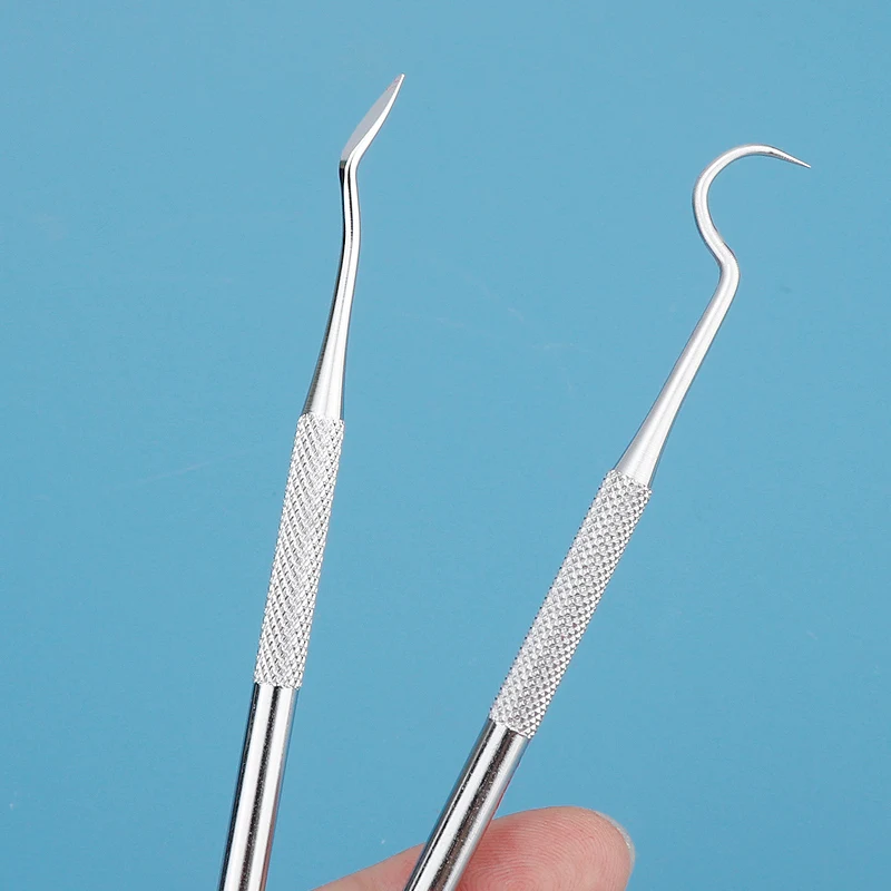 Kit de Herramientas Dentales para Eliminar la Suciedad Dental, Kit Profesional de Limpieza Dental con Tijeras, Hilo Dental y Otros Accesorios para el Cuidado Bucal 2