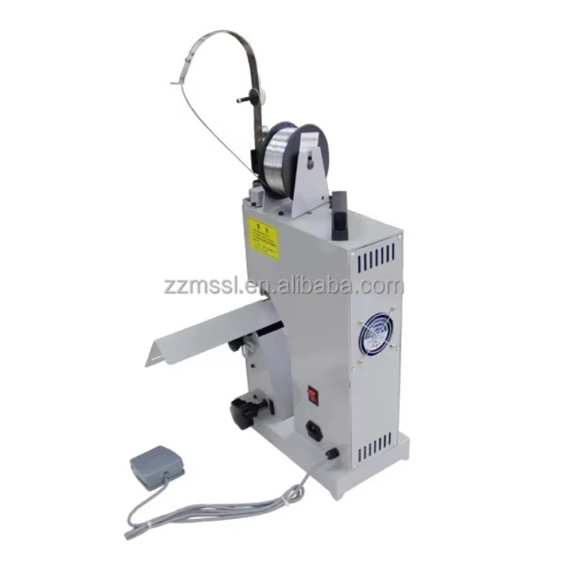 Electric Wire Stapler Stitcher Single Head Wire Stapler Saddle Machine Wire Stitching Binding Machine for Printing Shop