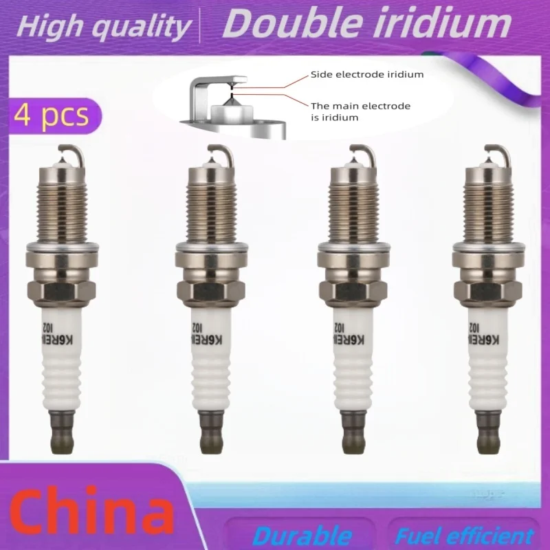 4pcs/ for BYD SONG PLUS DM-I Double Iridium Spark Plugs/2020 2021 2022 2023 2024 2025/Auto Parts