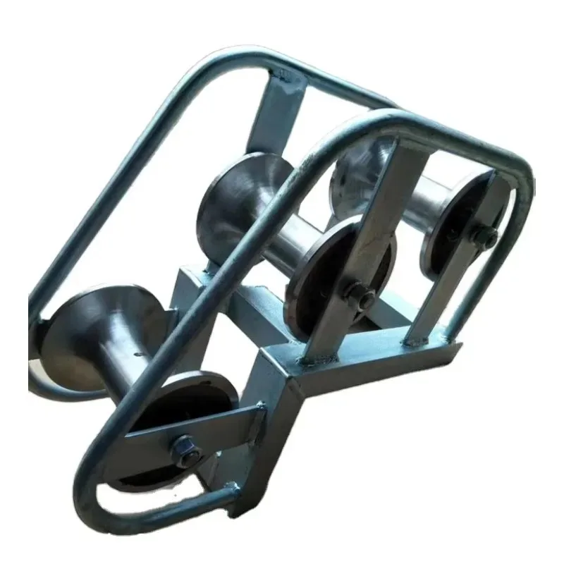 Industrial Grade Electric Pulling Cable Guide Roller Hand Tool for Pithead Cable Customized OEM Support Manufacturer Price