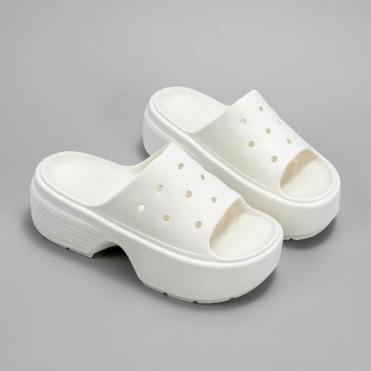 

Thick Sole Elevating Slippers Women Lightweight Breathable Non Slip Comfortable Fabric Friendly Casual Summer Sandals