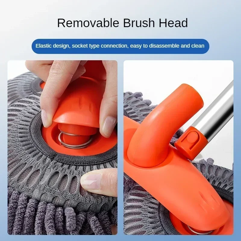 Vadrouille de lavage de voiture, brosse de lavage en mousse, Double tête de brosse, entretien de nettoyage de vitres de toit, vadrouille télescopique à trois sections, accessoires de voiture