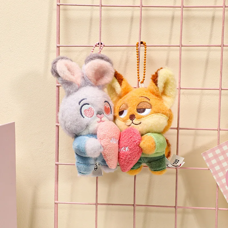 Disney Zootropolis Character Model Toy Collection - Wow, Judy Hopps, Nick Wilde Soft Doll, High Quality Doll Keychain Gift