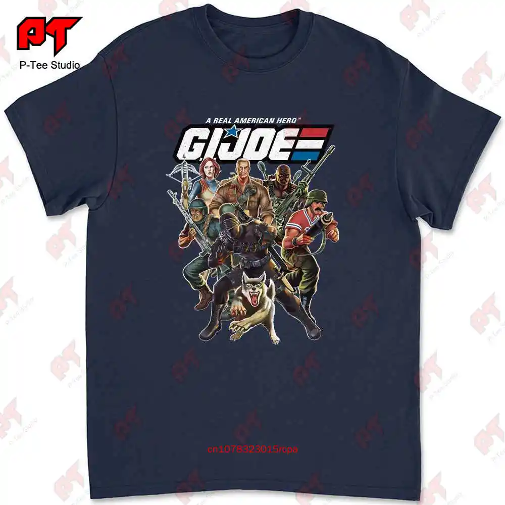 Distressed Real American Hero Gi Joe T Shirt 89EL