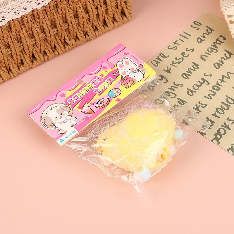 Simulazione di cartoni animati Spremere musica Rimbalzo lento Sollievo dallo stress Gioco alimentare Ventilazione Giocattolo artiglio gattino