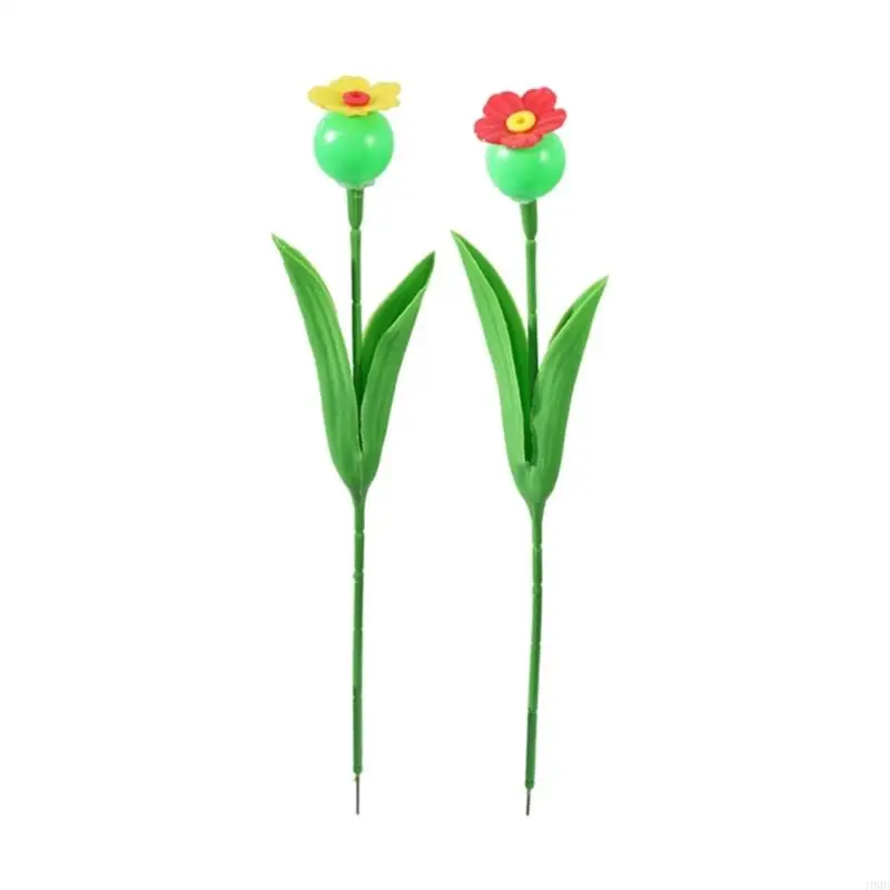 

4PCS Decorative Hummingbird Feeder Ground Stake Feeder For Yard And Patios Use