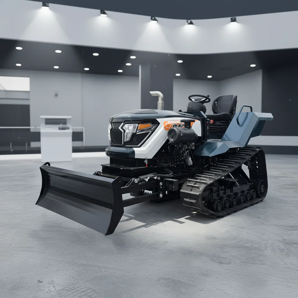 Customize Compact Crawler Tractor With Bulldozer Excavator Ditching Attachment