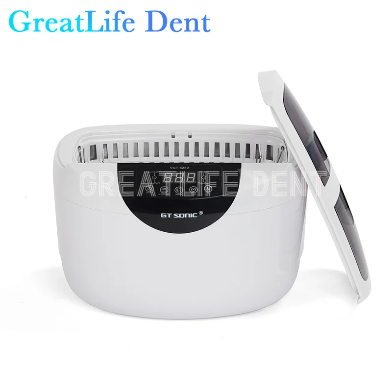 GreatLife Dent Jewelry Glasses Tooth 2.5l Timer detergente ad ultrasuoni detergente per denti dentale detergenti ad ultrasuoni per uso domestico ad