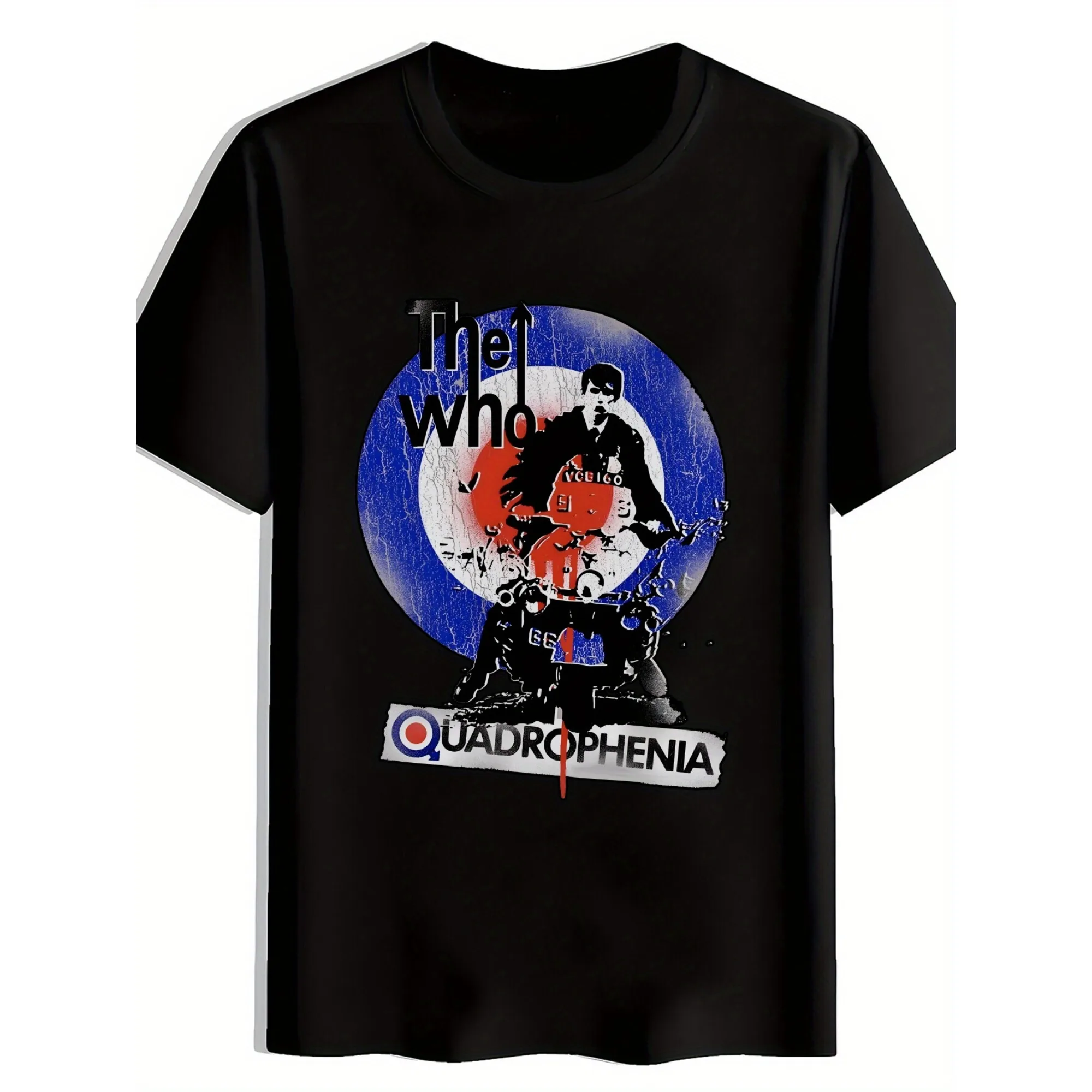 تي شيرت كلاسيكي برسومات روك باند ستريت للرجال والنساء تيشيرتات هاراجوكو قوطية كبيرة الحجم للجنسين Y2k Unseix #2