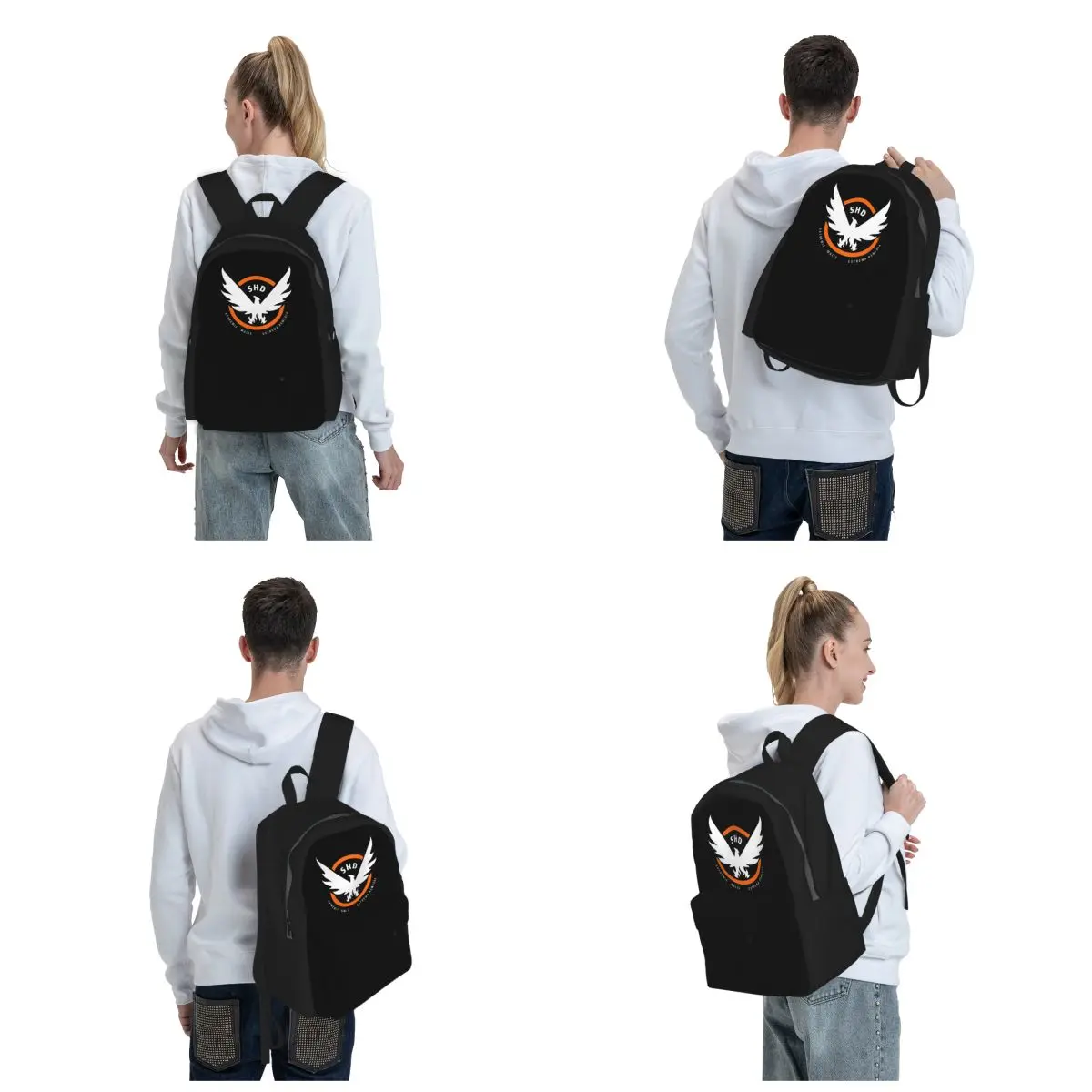 Game Tom Clancys The Division SHD Seal Backpack Daypack Large Capacity Boys Girls BookBag School Bag Shoulder Bags for Men Women view 4