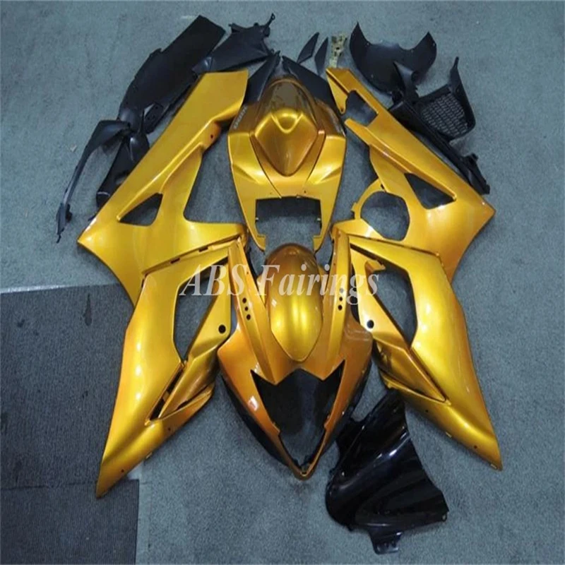 4Gifts New ABS Motor Fairings Kit Fit For SUZUKI 1000 2005 2006 K5 05 06 Bodywork Set Custom Golden Shiny