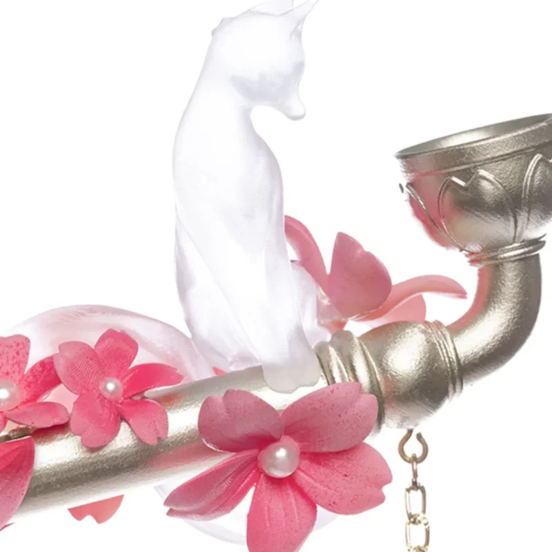 White fox pipe, small props, handmade Japanese style, Chinese style, Lolita accessories