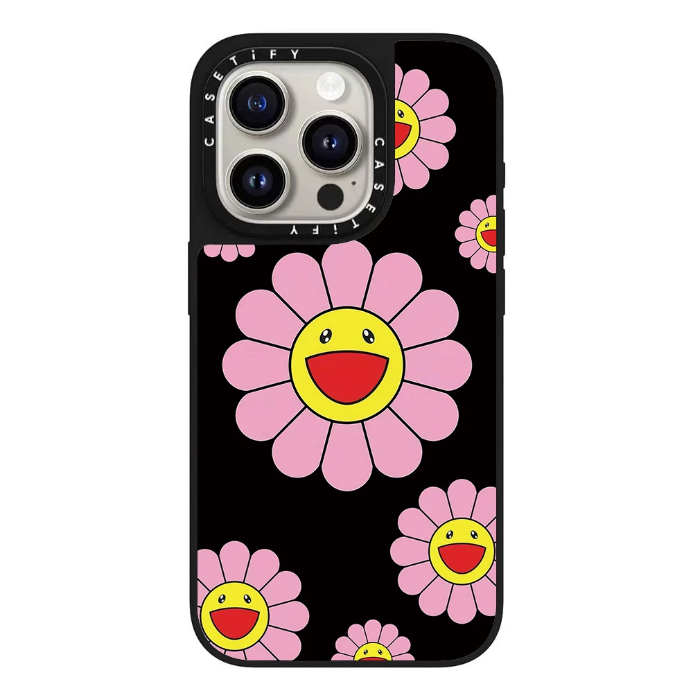 CASETiFY Co-brand Takashi Murakami Flowers Bloom Series Magnetic Case for iPhone17 16 13 14 15 Pro Max Air 16 Plus Case view 2