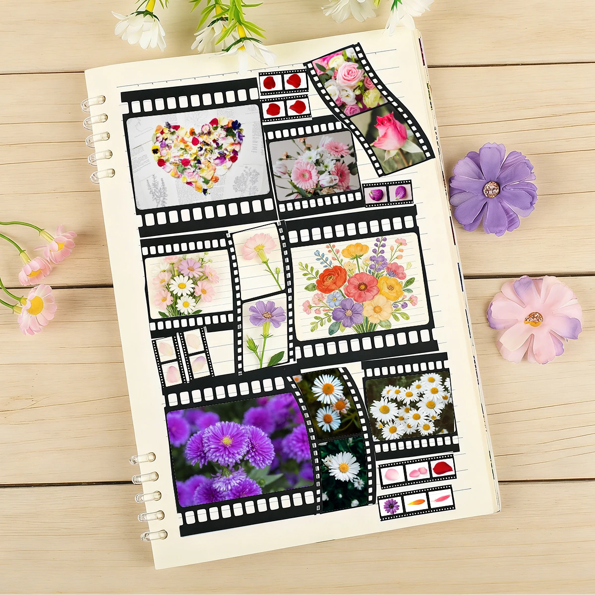 

Тема фильма в стиле ретро, черно-белая лента для камеры, воспоминания, наклейки на катушку фильма, клейкая лента для скрапбукинга для фотоальбома