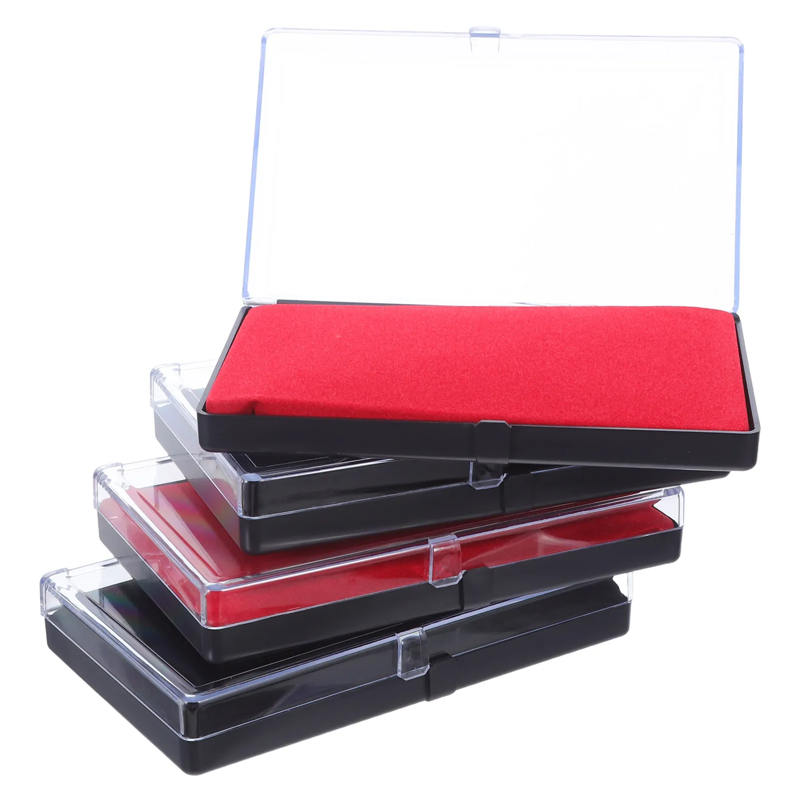 

4Pcs Badge Display Case Dustproof Organizer Desktop Medal Holder Storage Box Challenge Coin Presentation Student Award