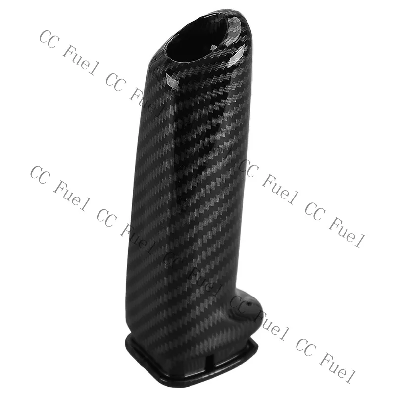 C+ Carbon Fiber Texture Handbrake Brake Handle Cover fit for BMW E90 E91 F30 E60 yp