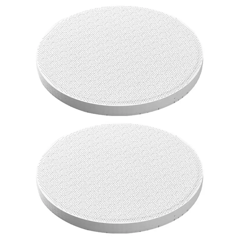 B50C Honeycomb Welded Plates, Refractory Bricks 2 Pack Round Kiln Shelf 6 Inches Thickness For Glass Fusing And Ceramics