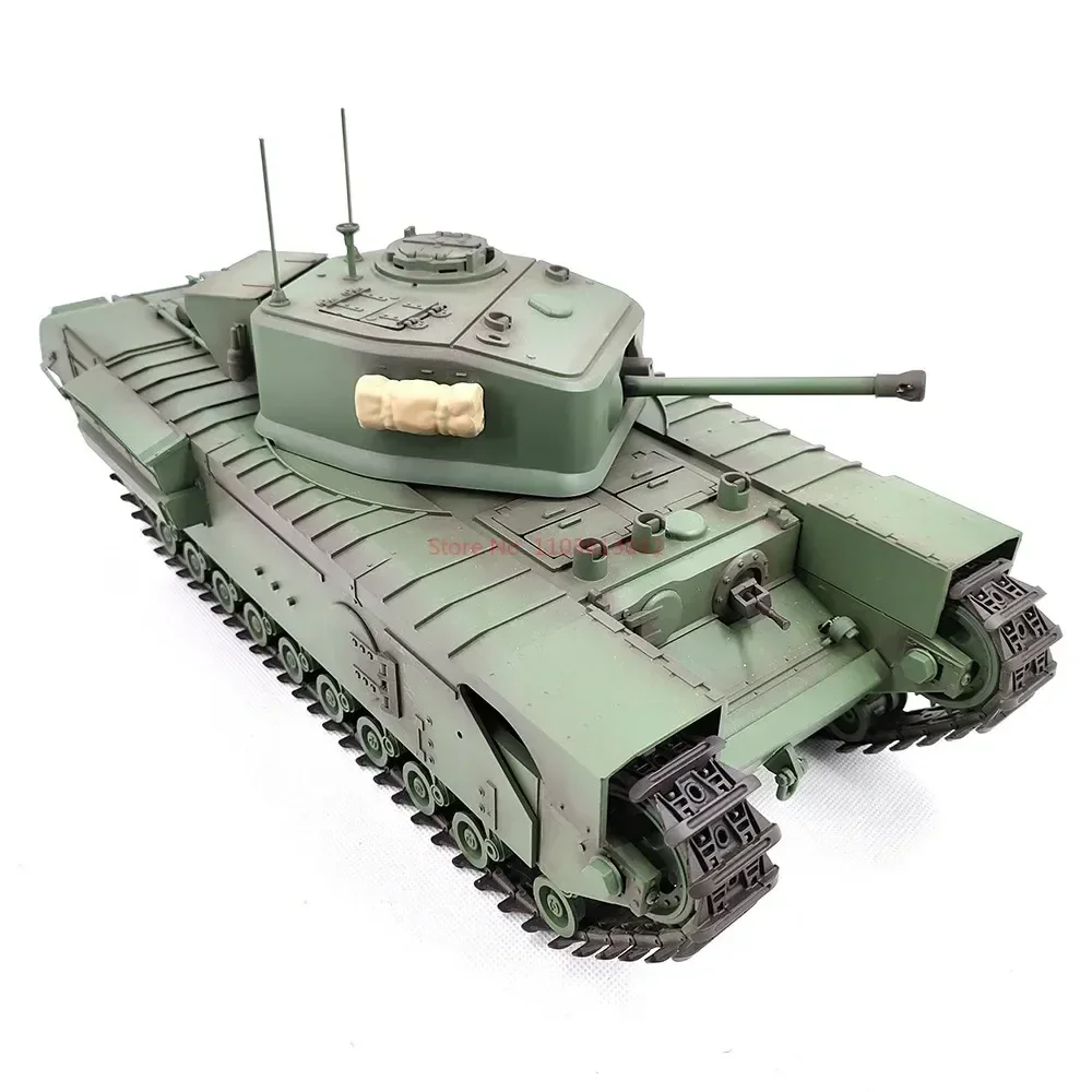 New 1:16 Remote-Controlled Tank Garage Soldier Passenger Churchill C2310 Full Scale Electric Rc Tank Children Military Model Toy