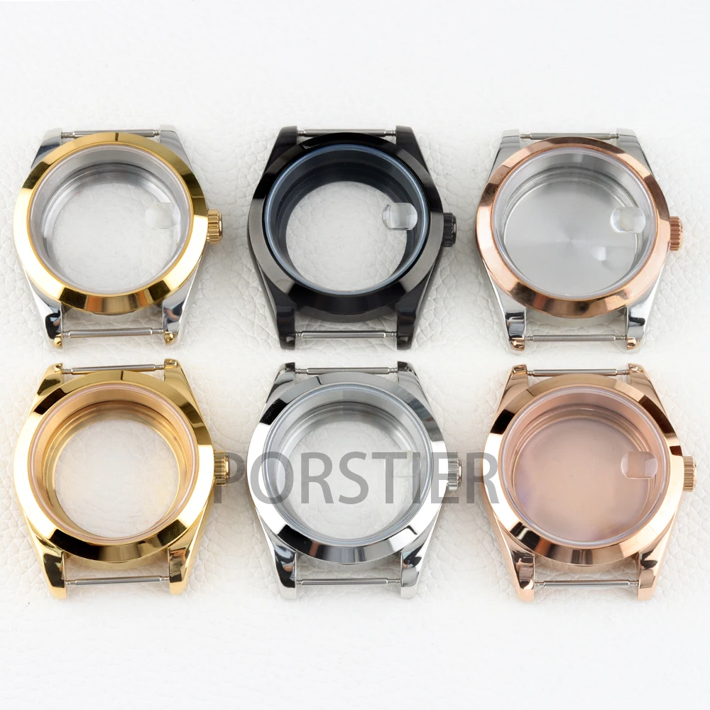 

36mm/39mm NH35 Case Solid 316L Stainless Steel Sapphire Glass Waterproof for Seiko NH35 NH36 Movement Datejust 28.5mm Dial