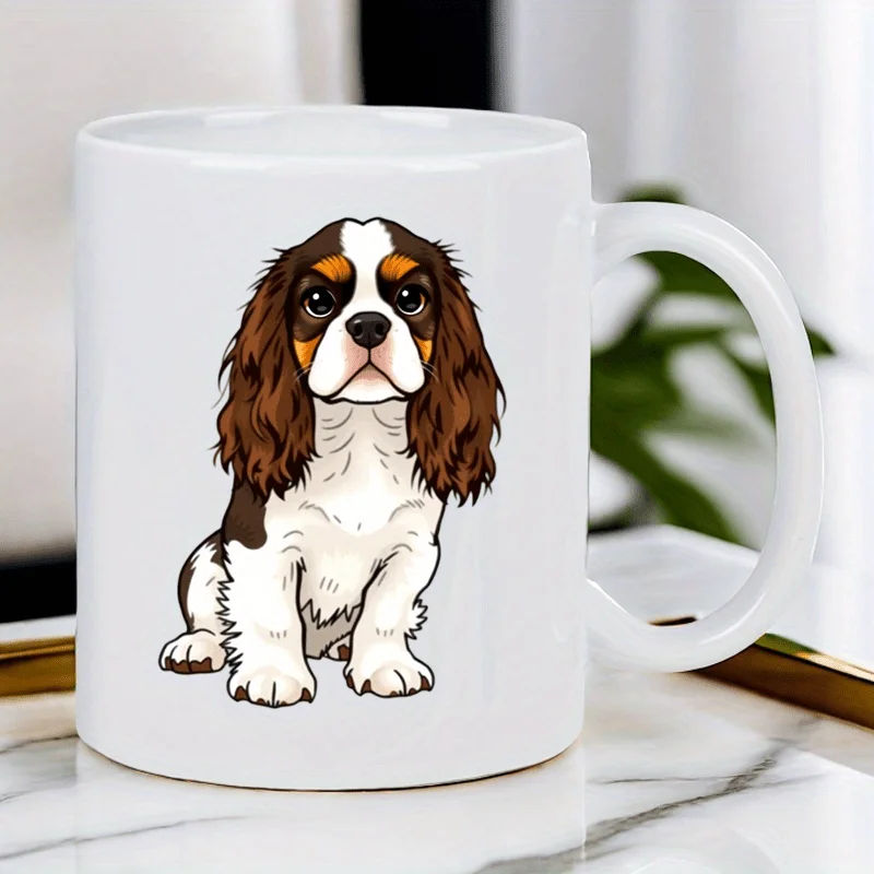 Cute Dog Lover Ceramic Mug Coffee Cup Gift for Puppy Owner Pet Best Friend Kitchen Decor Gifts Idea