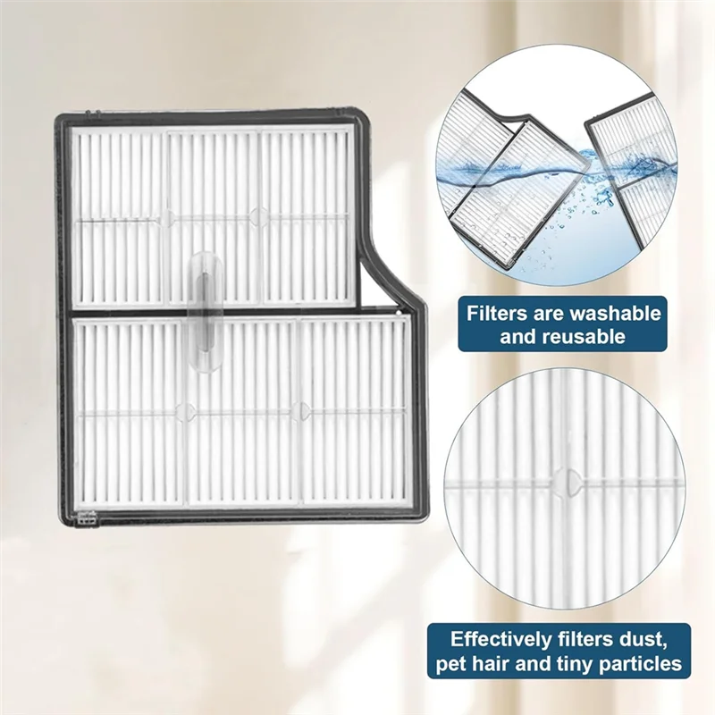 Запасные части для робота-пылесоса Roborock Saros 10, основная боковая щетка, фильтр Hepa, швабра, тканевые мешки для пыли, комплект аксессуаров