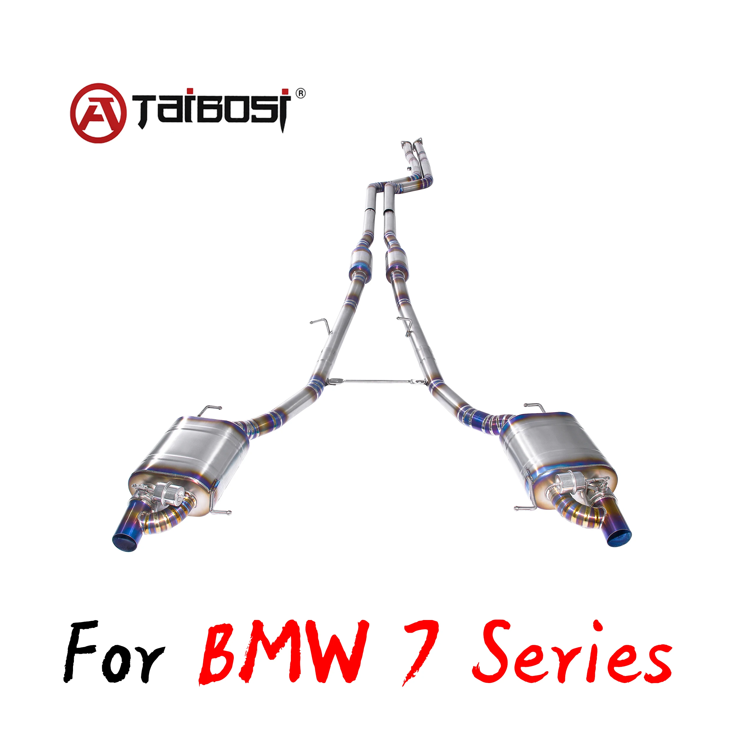 

For BMW 7 Series Car 740i 740Li 730i F02 Cat-Back Exhaust System Pipe Taibosi Performance Titanium Vacuum Electric Valve Muffler