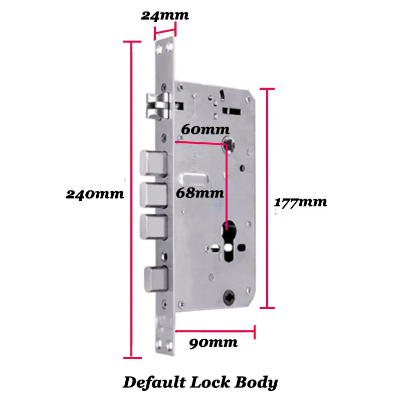 Tuya Wifi 3D Face Recognition Intelligent Gate Lock Lithium Battery Smart Electronic Lock With Camera