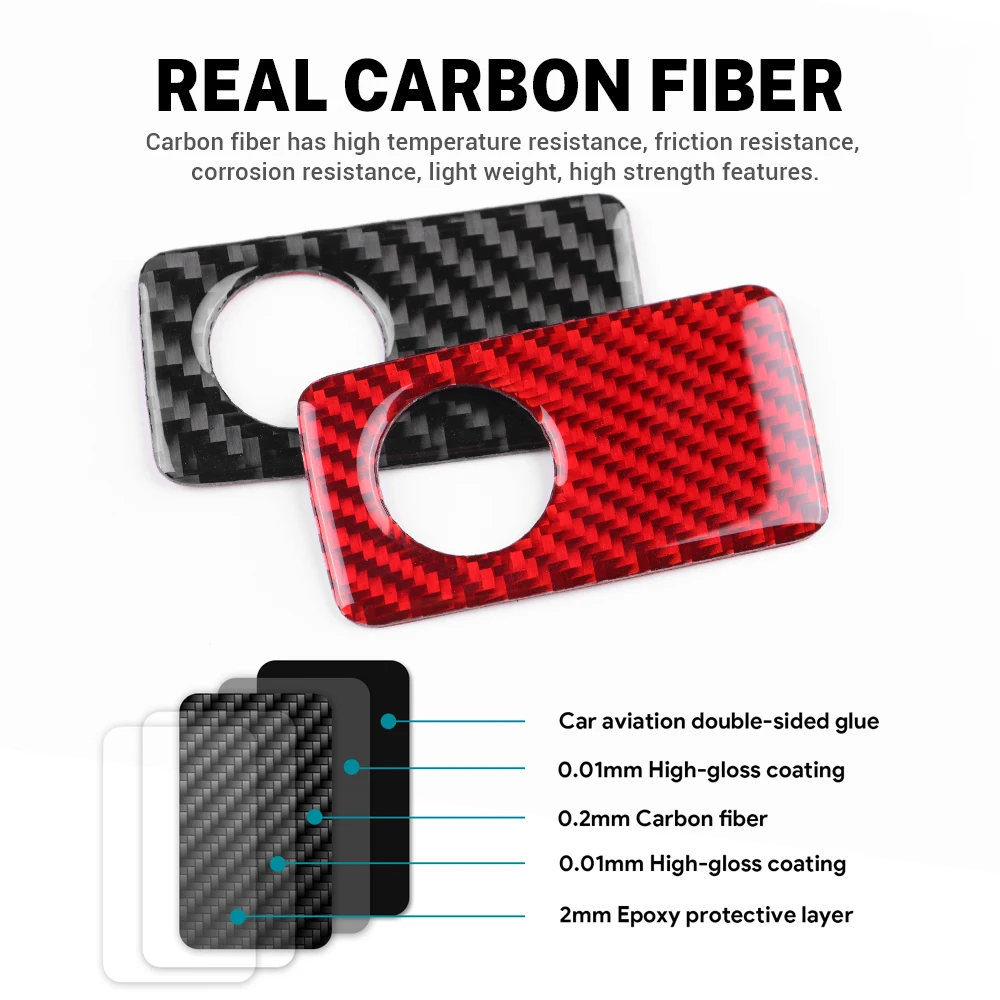 

Наклейка из настоящего мягкого карбона для KIA Stinger 2019-2023, накладка на перчаточный ящик (LHD/RHD), аксессуары для интерьера автомобиля