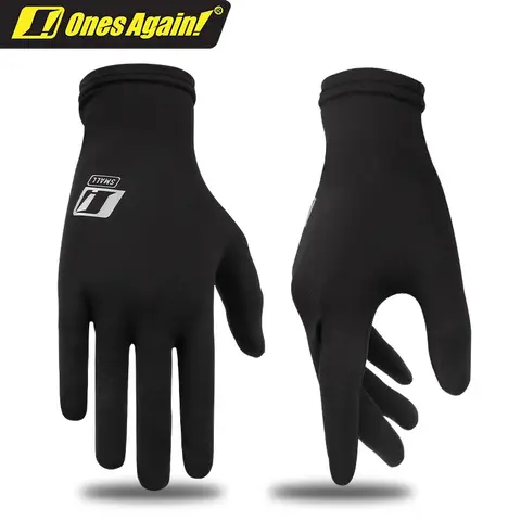 ¡Una vez más! Guantes interiores de verano creativos para motocicleta, guantes de invierno con forro de seda helada para mujer, guantes finos y ajustados para pantalla táctil