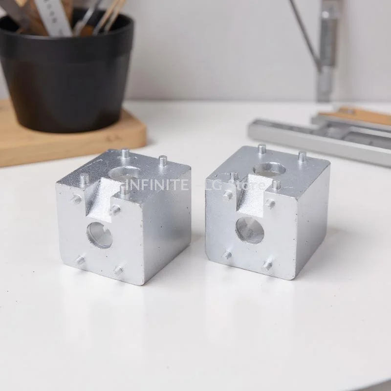 موصل زاوية مكعب من الألومنيوم الفاخر 2020 3030، قطعة واحدة، مثالي لملامح الألومنيوم #6