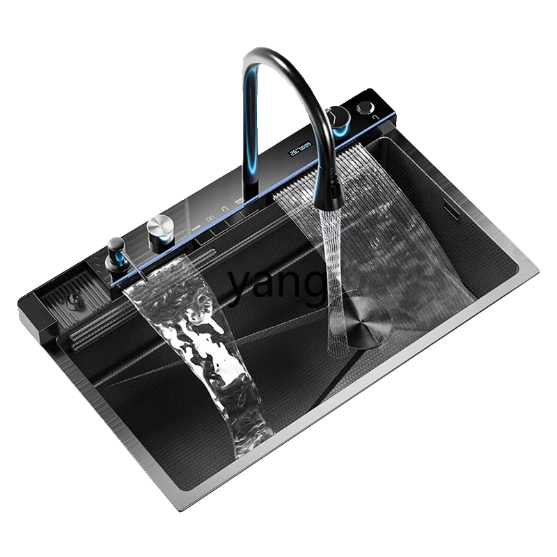 

Lmm Kitchen Vegetable Basin Stainless Steel Large Single Sink Flying Rain Sink Thickened Dishwasher