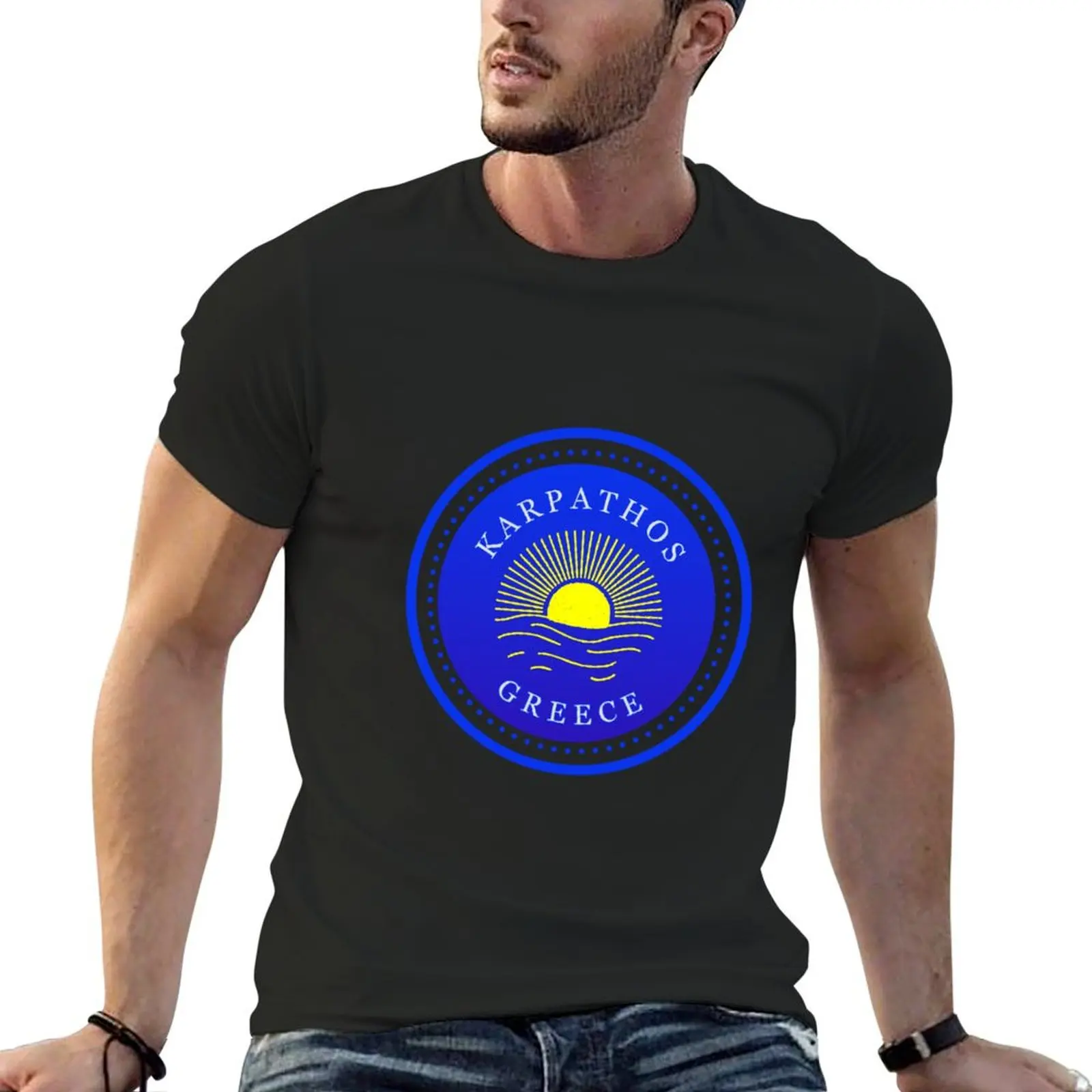 ¿Κ? -Camiseta de Karpathos anime de Grecia para hombre, camisetas gráficas de baloncesto, camisa de entrenamiento