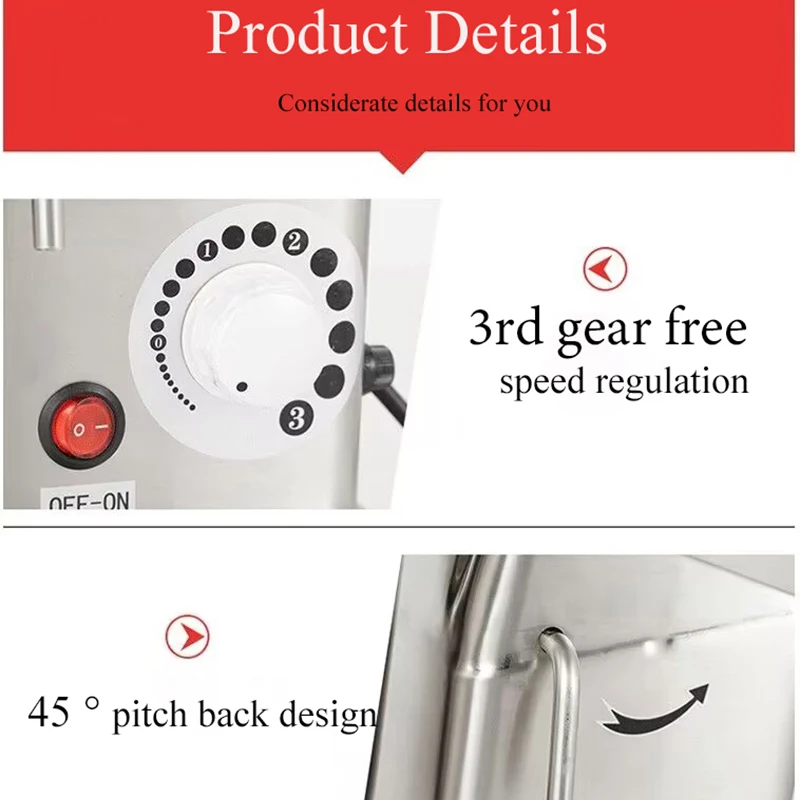 Flour Mixer Kitchen Commercial All-In-One Household Stand Mixer Egg Flour Stirring And Kneading Machine
