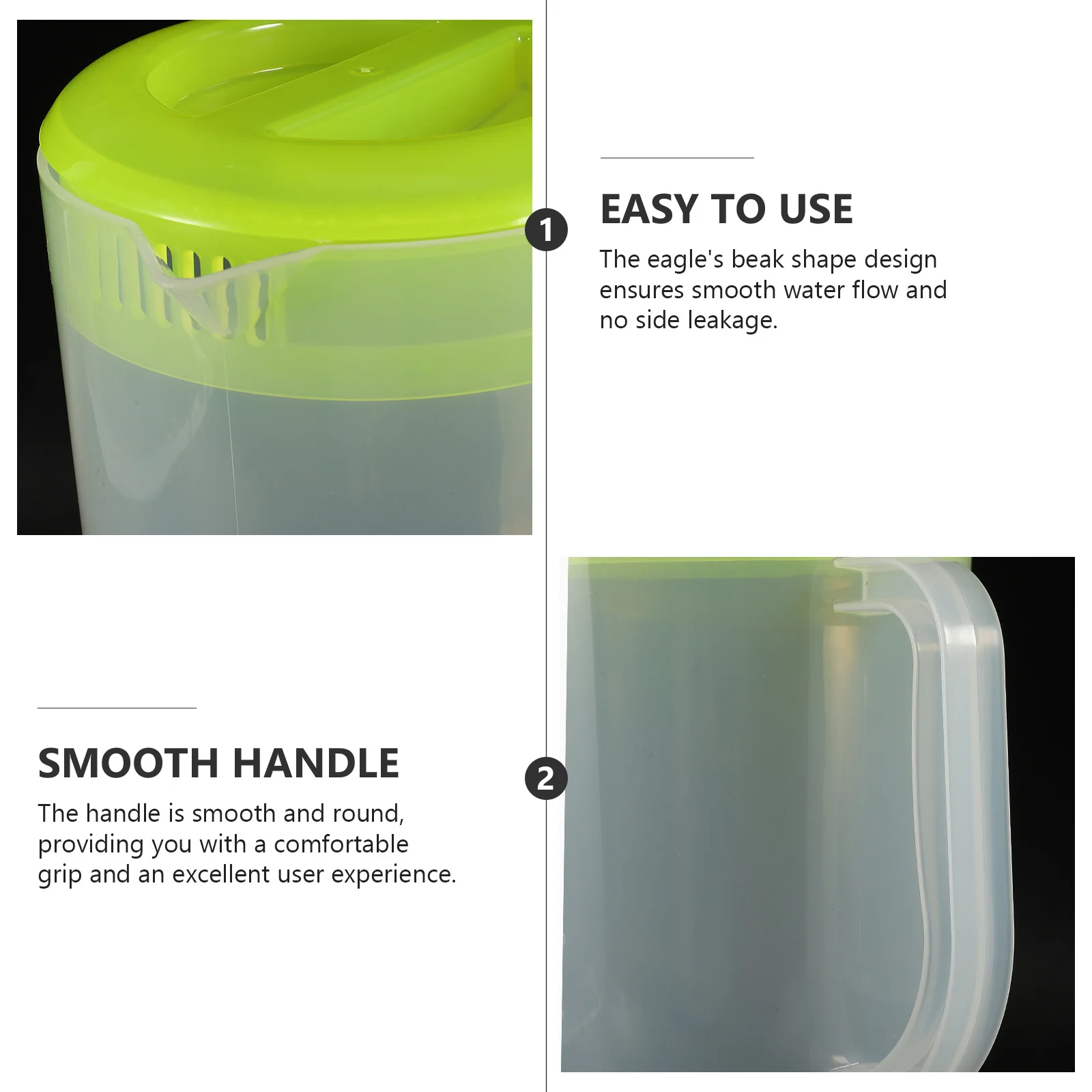 

Cold Water Jug Large Capacity Freezer Beverage Container Scented Tea Pitcher Drink Server Refrigerator Pitcher Water