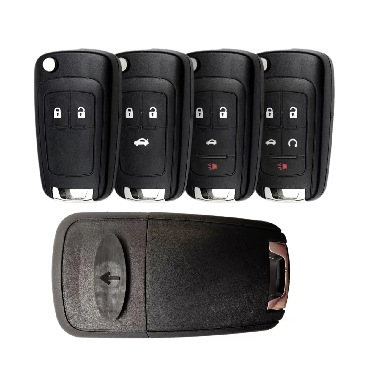 Jingxin FCC:OHT01060512 Fernbedienung Autoschlüssel 2/3/4/5 Tasten 315/433MHz ID46 Chip für Chevrolet Cruze Camaro Malibu Sonic Autoschlüssel – Detail 7