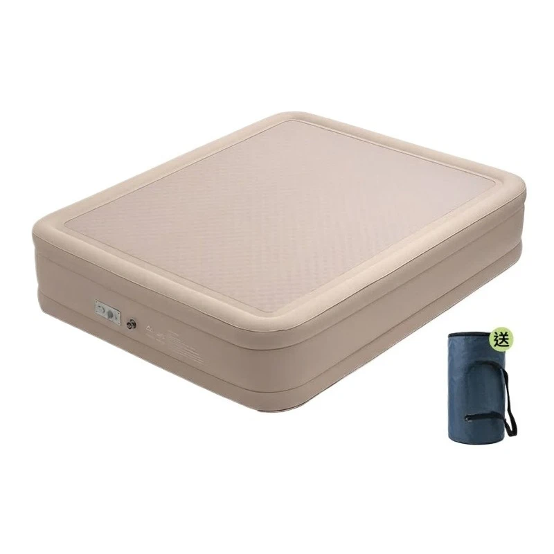 Cloud bed brushed inflatable mattress, camping folding automatic air mattress