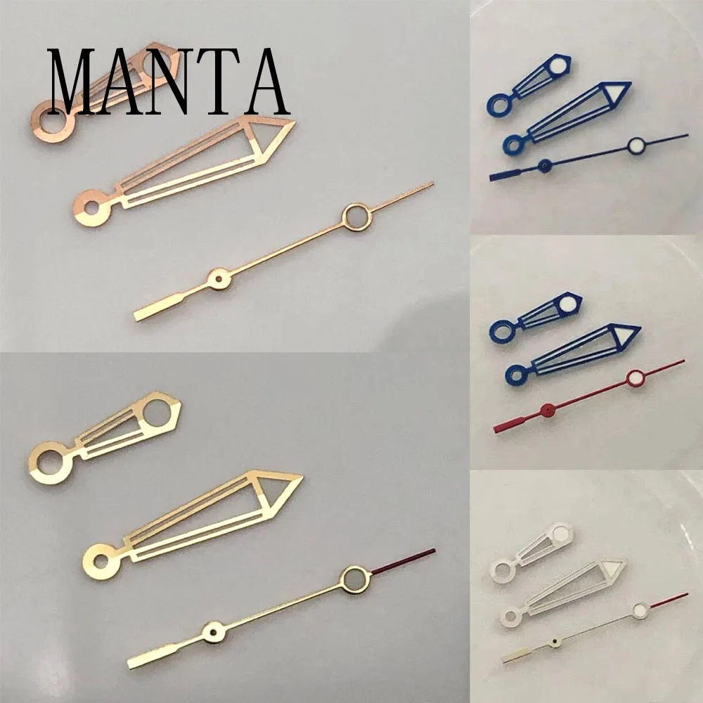 MANTA Lancette dell'orologio verdi luminose adatte al movimento Miyota8205/8215/821A Mingzhu2813/3804