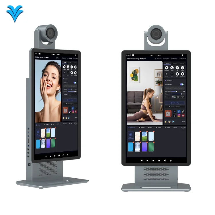 

Desktop15.6 Inch Smart Live Broadcast Machine Beauty Fill Light & HD Camera Live Streaming Equipment