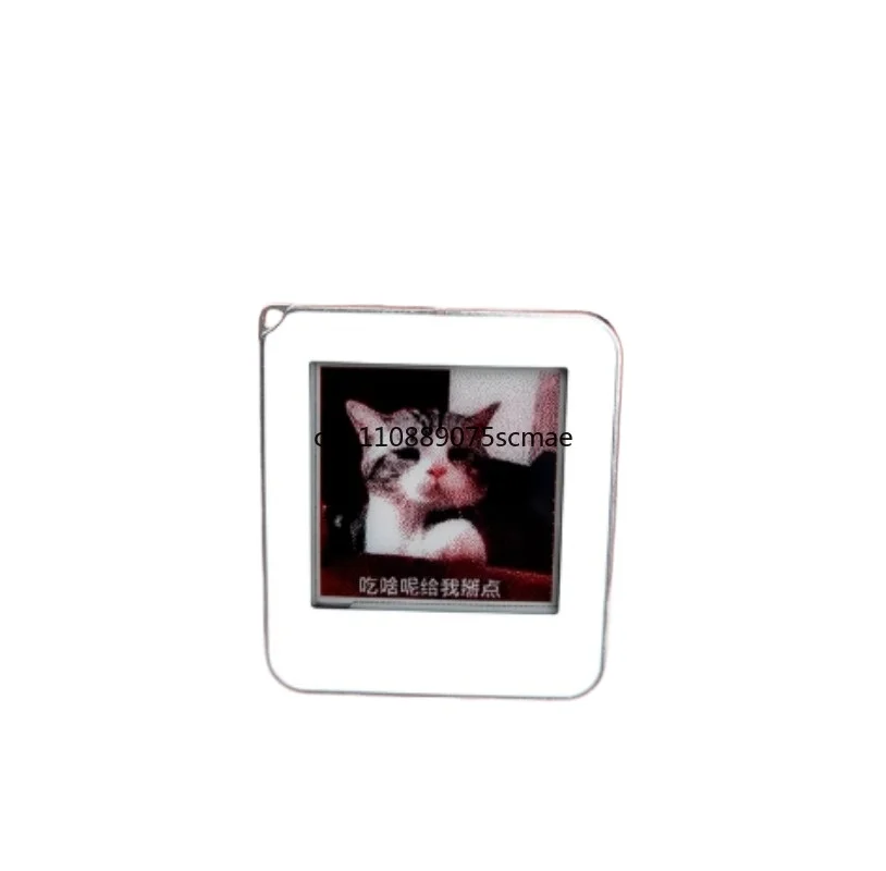 Personalized DIY Ink Screen Keychain Passive NFC Tag Anti Lost Luggage Pendant