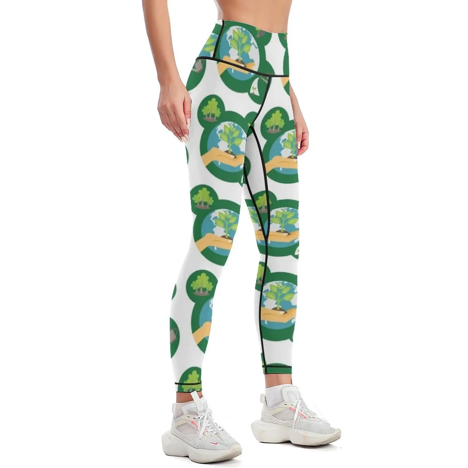 Happy Arbor Day Leggings Sweatpants gym sportswear woman Female legging pants sport pants Womens Leggings