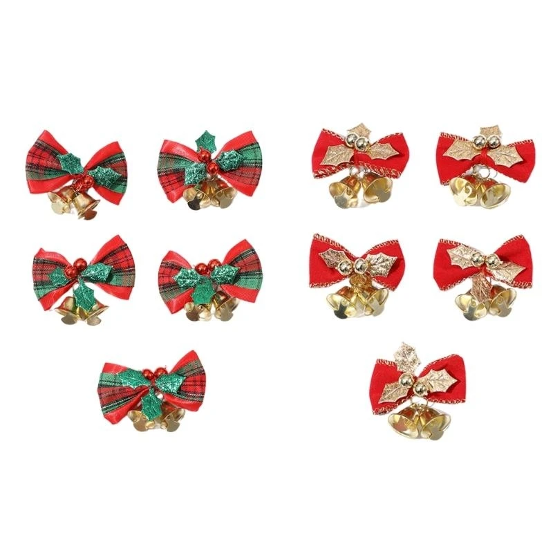 

Bow Hair Clip Christmas Glitter Mistletoe Headdress Hairpin for Schoolgirls 15UB