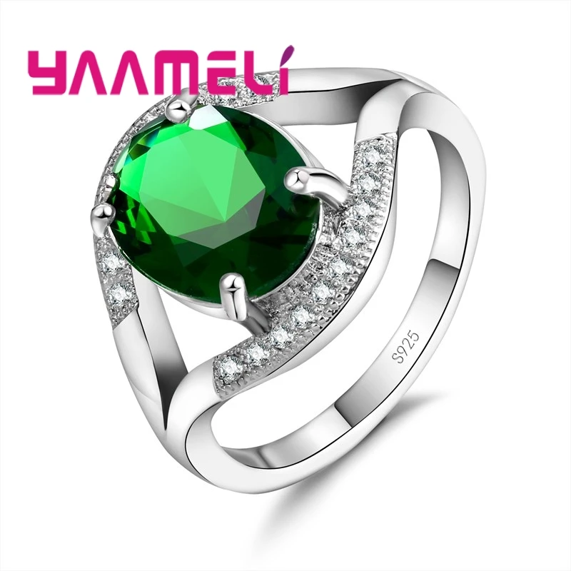 925 Sterling Silver Generous Noble Simple Style Colorful Round Stone Mosaic Cross Geometry Pattern Valentine\'s Day Love