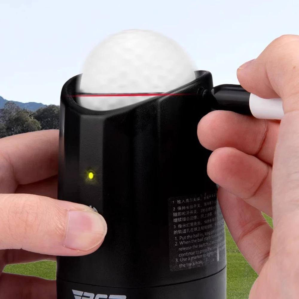 pgm-check-go-pro-ゴルフ電動ボールスカイバー-ゴルフボールラインマーカー-10000-rpm回転式重力軸ゴルフ練習器具